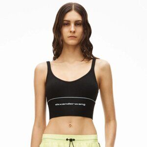 Alexander Wang logo strap bra